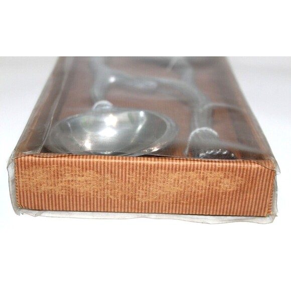 Long Antler Aluminum Salad Serving Spoon Salad Serving Fork Servers Set 12 Inch - Picture 10 of 11